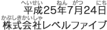 平成24年12月28日株式会社レベルファイブ